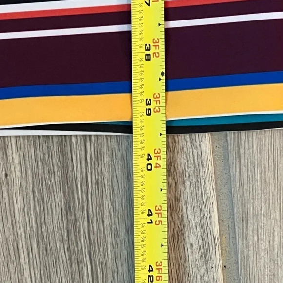 Calvin Klein A Line Striped Multicolor Dress Size 10 - Picture 15 of 16